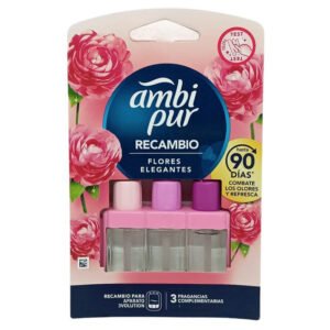 Ambi Pur 3Volution Ambientador Recambio Flores Elegantes