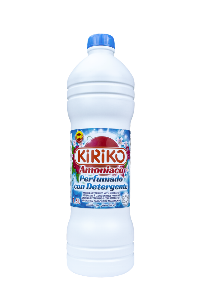 Kiriko Amoniaco Perfumado Con Detergente 1500 ml