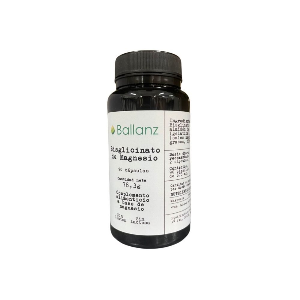Ballanz Bisglicinato De Magnesio 90 Cápsulas
