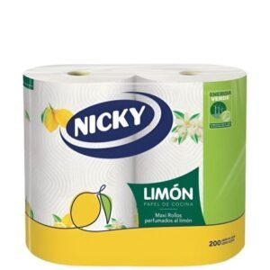 Nicky Papel De Cocina 2 Rollos Maxi Limón
