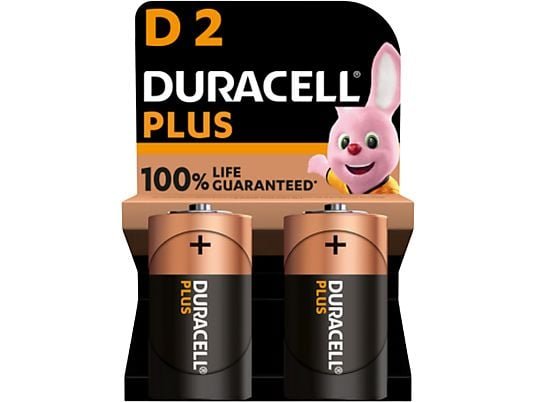 Pila Duracell Alcalina Plus D (LR20) K2