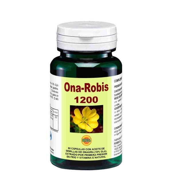 Ona-Robis 1200 Aceite De Semillas De Onagra 60 Capsulas