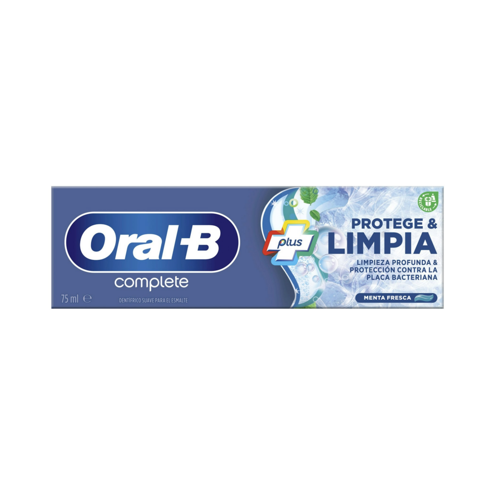 Oral-B Complete Protege Y Limpia Pasta De Dientes.